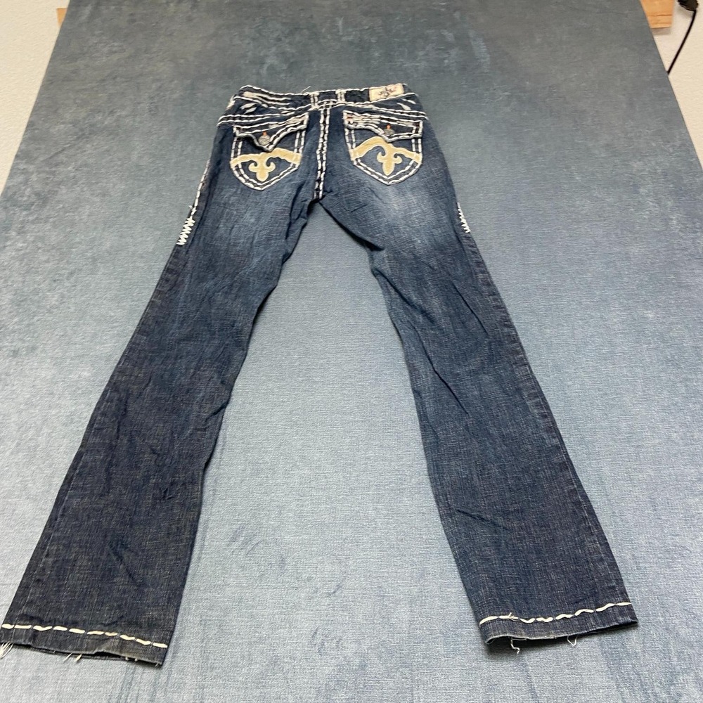 Laguna Beach Jeans Womens 27x30 Blue Denim Mid Rise Medium Wash Flared Leg